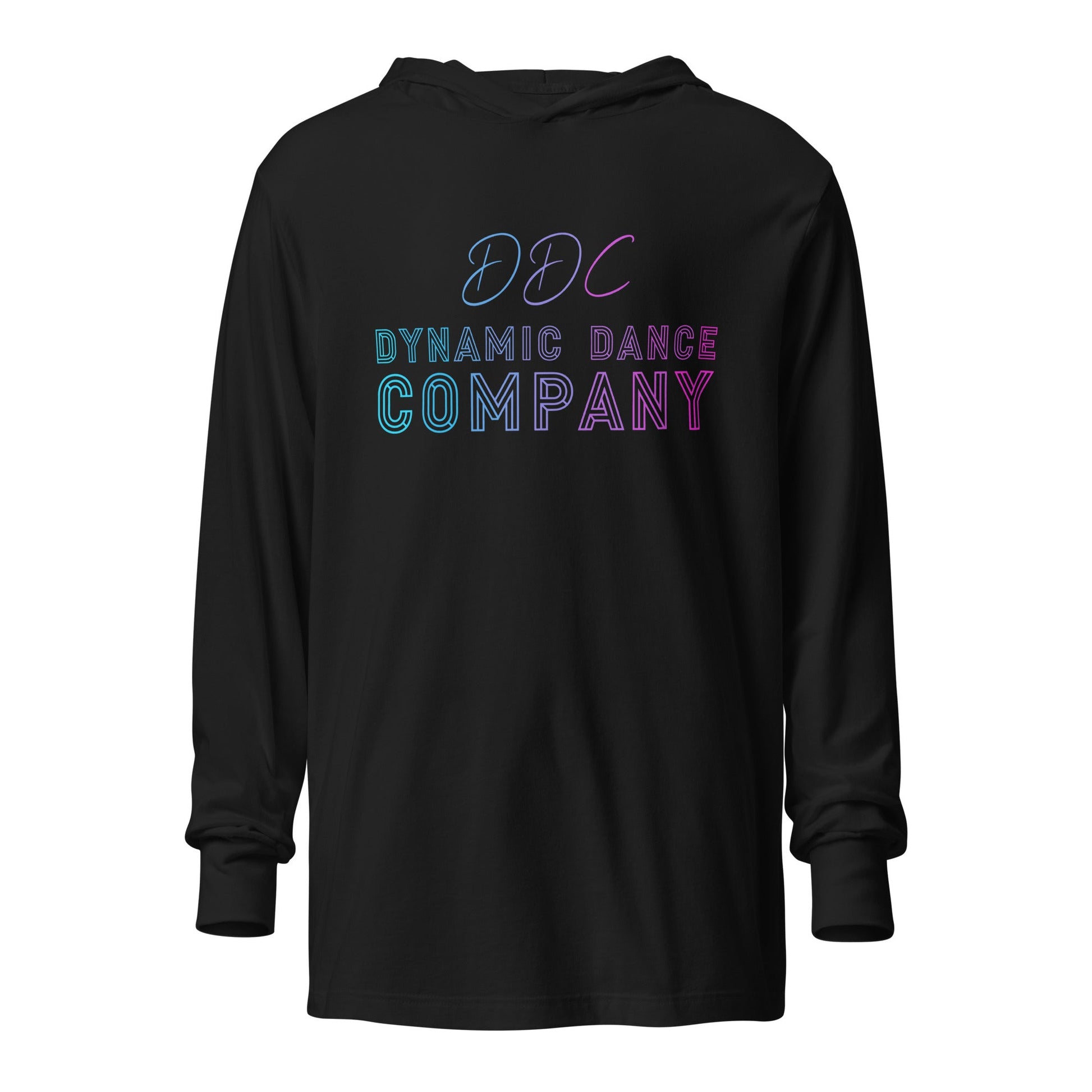 Performance | Hooded Long Sleeve T Shirt | Dynamic Dance Company | DDC Logo