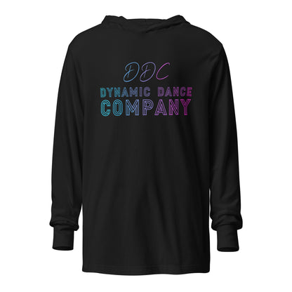 Performance | Hooded Long Sleeve T Shirt | Dynamic Dance Company | DDC Logo