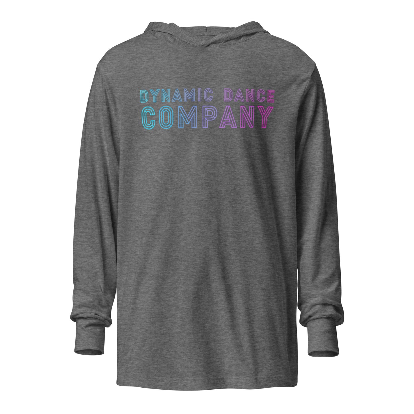 Performance | Hooded Long Sleeve T Shirt | Dynamic Dance Company | Logo