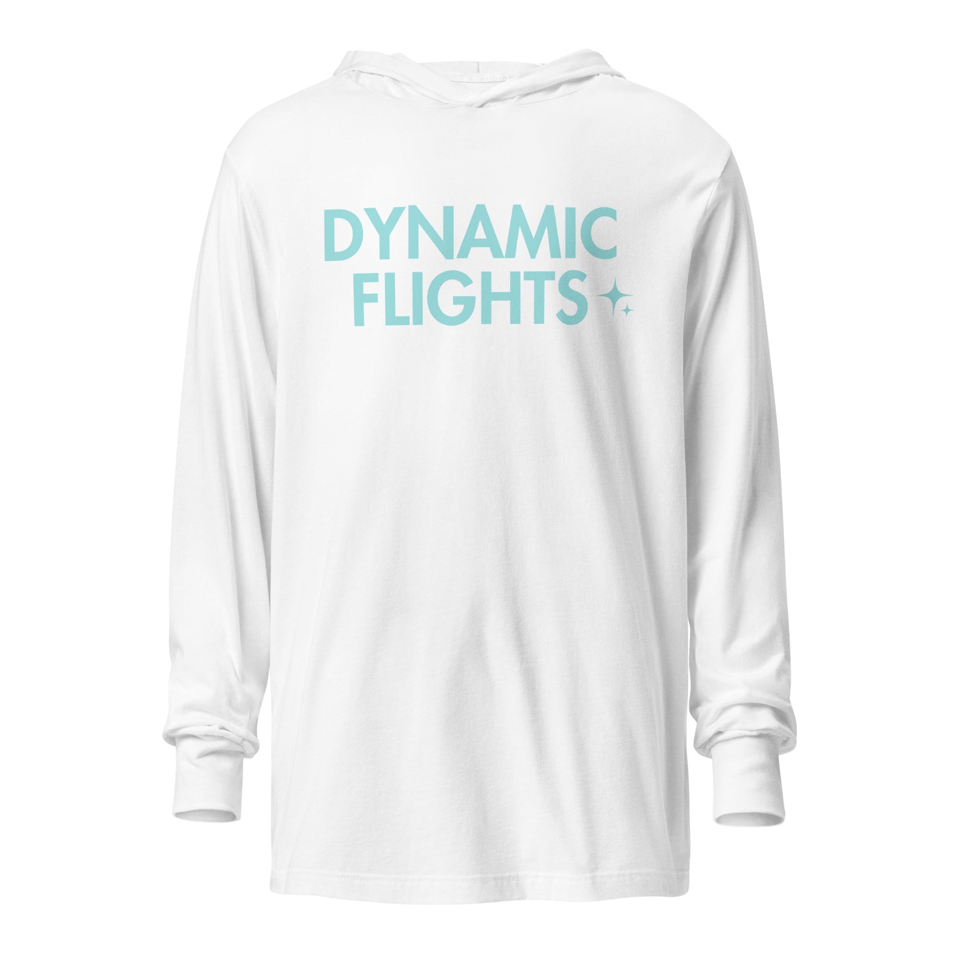 Performance | Hooded Long Sleeve T Shirt | Dynamic Flights Gymnastics | Alt Logo 2