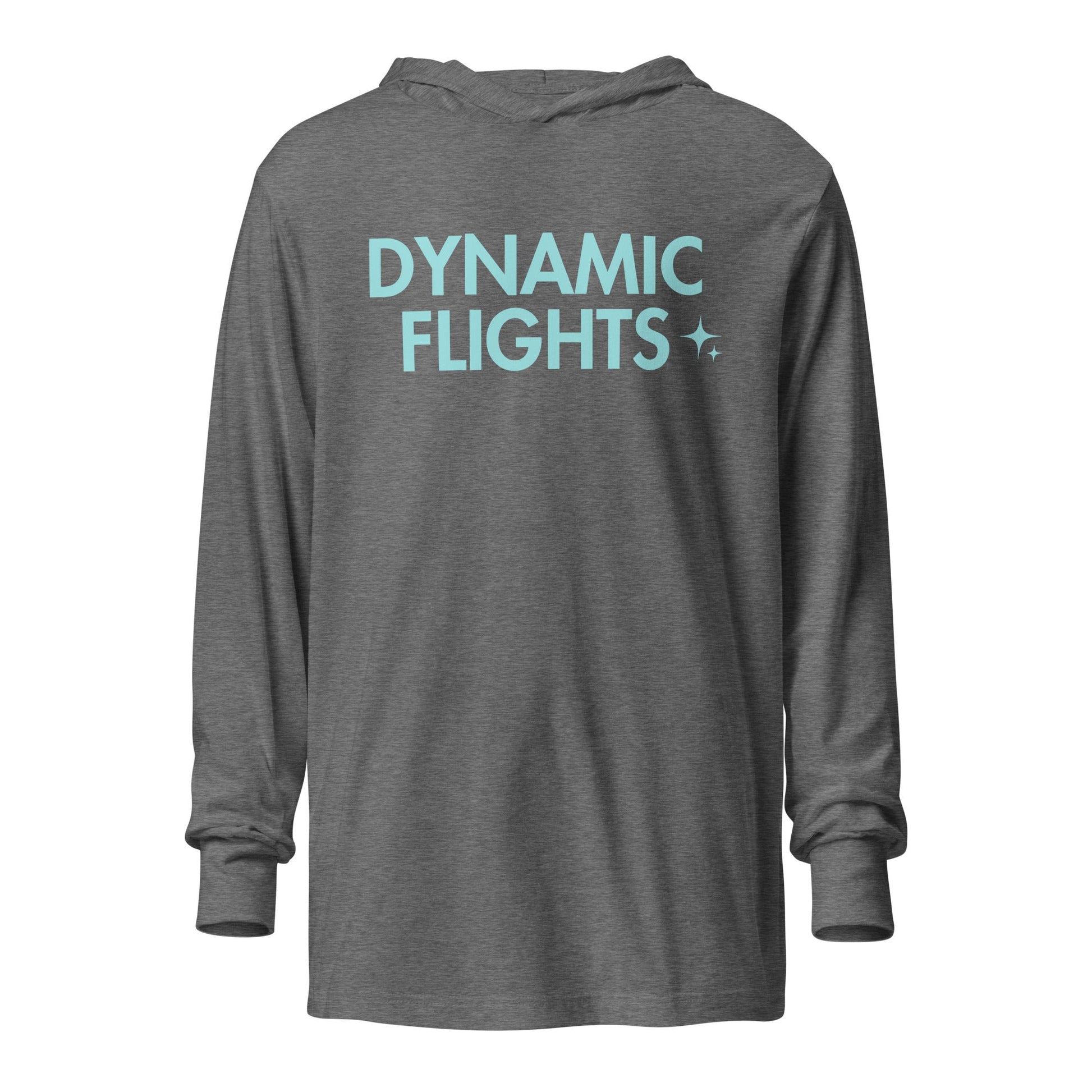 Performance | Hooded Long Sleeve T Shirt | Dynamic Flights Gymnastics | Alt Logo 2