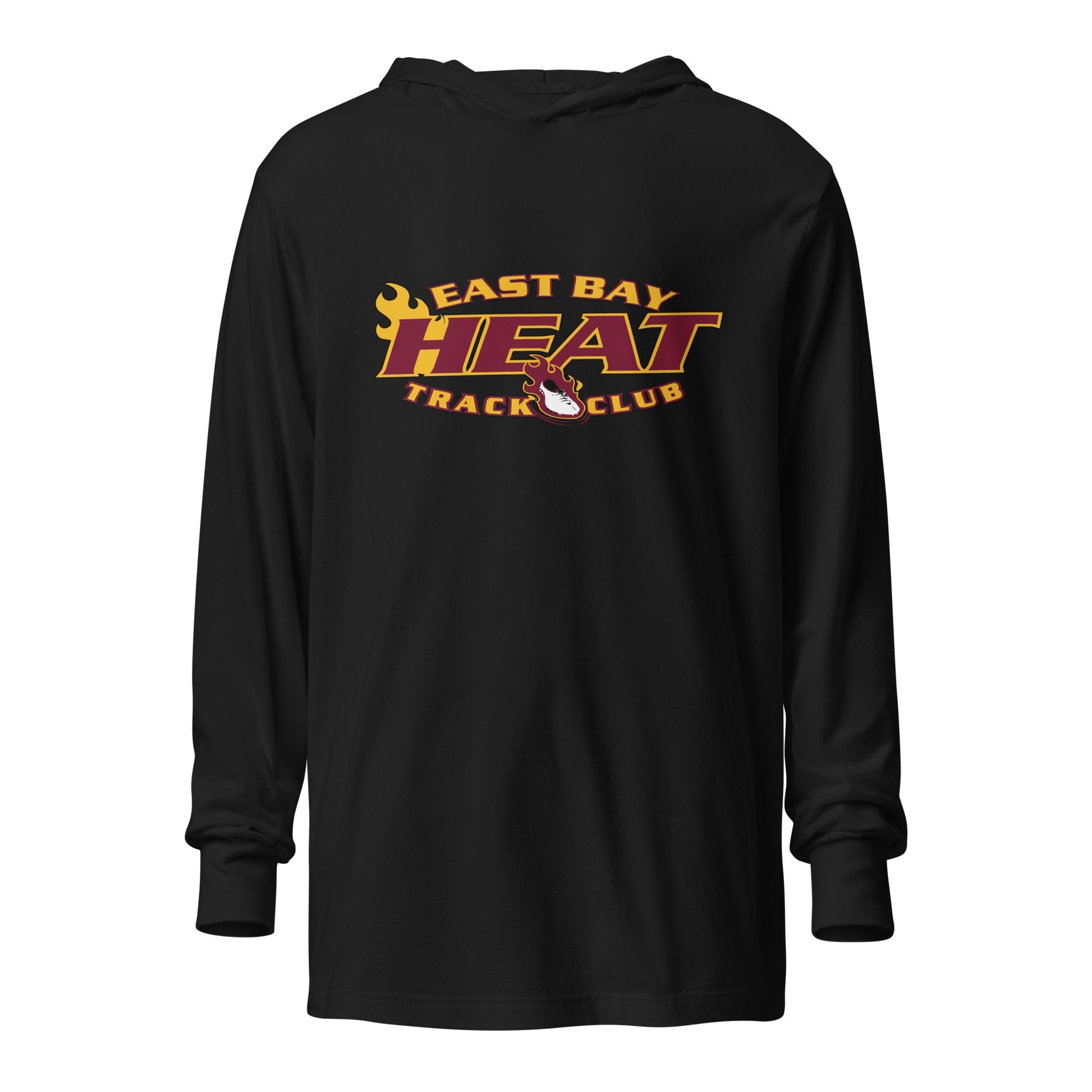 Performance | Hooded Long Sleeve T Shirt | East Bay Heat Track Club