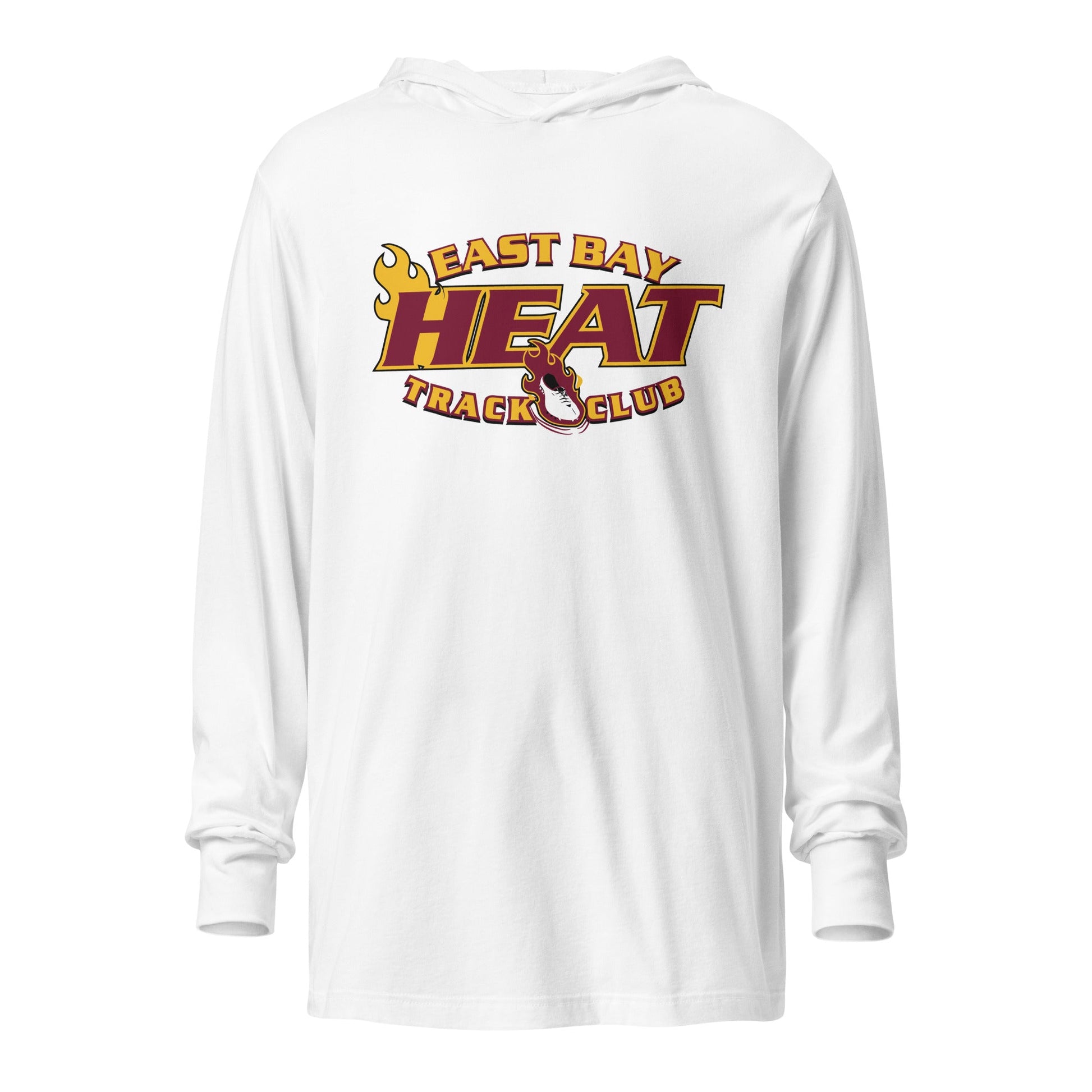 Performance | Hooded Long Sleeve T Shirt | East Bay Heat Track Club