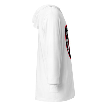 Performance | Hooded Long Sleeve T Shirt | East Rutherford Middle School | Shield Logo