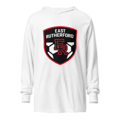 Performance | Hooded Long Sleeve T Shirt | East Rutherford Middle School | Shield Logo