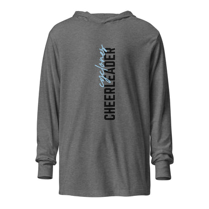 Performance | Hooded Long Sleeve T Shirt | Eastern View High School Cheer | Emblem Logo