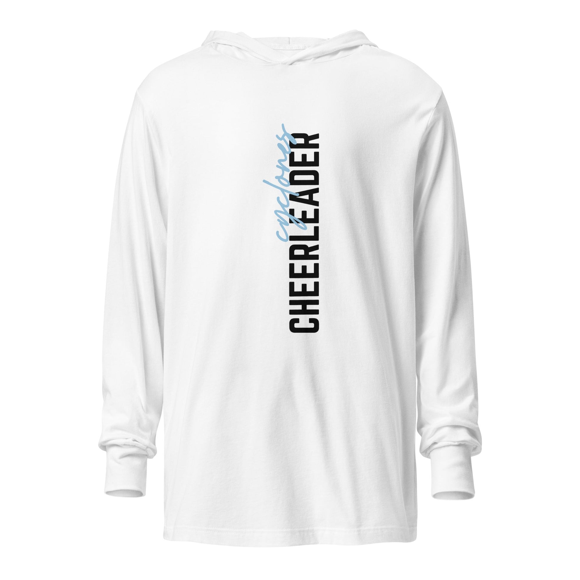 Performance | Hooded Long Sleeve T Shirt | Eastern View High School Cheer | Emblem Logo
