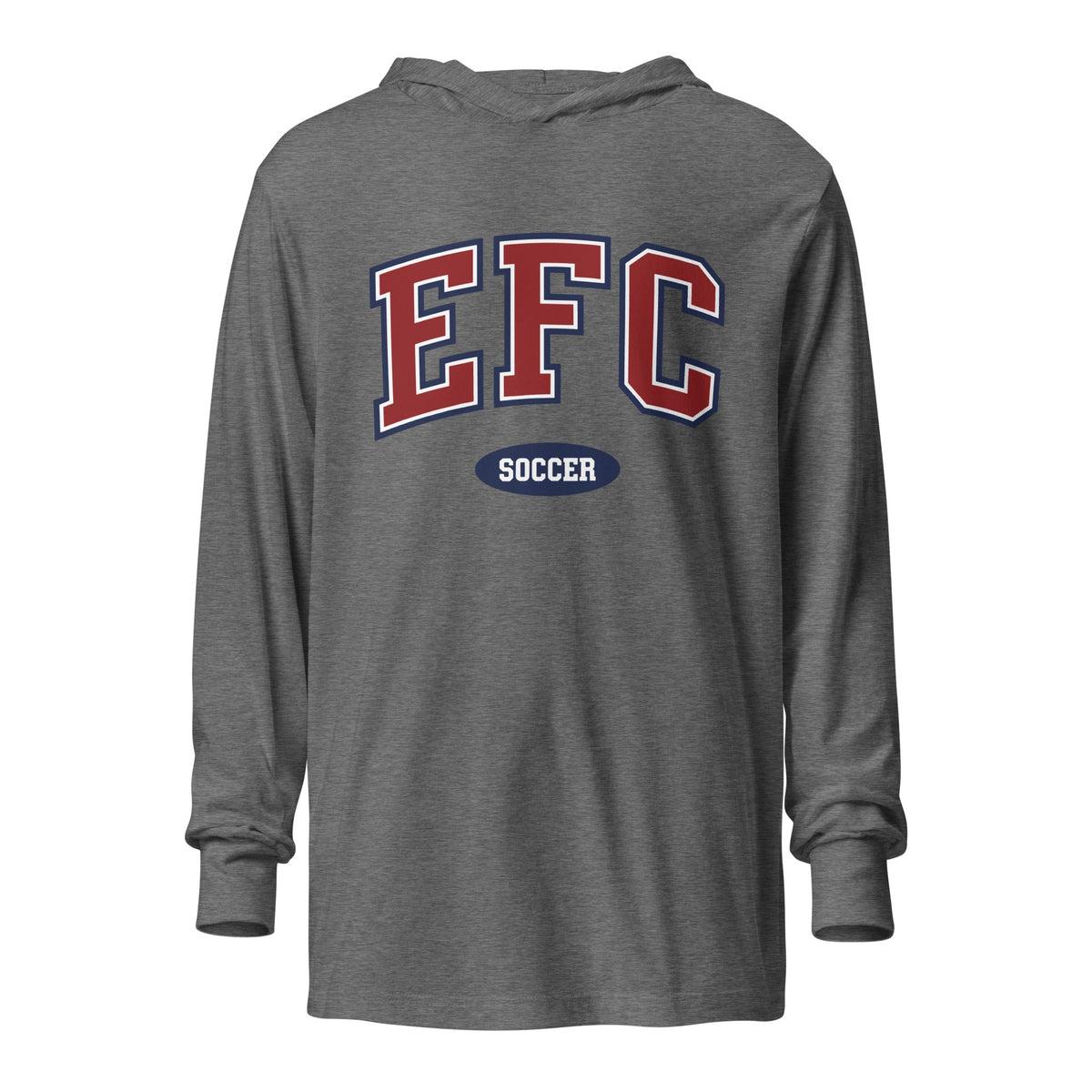 Performance | Hooded Long Sleeve T Shirt | Eastside FC | EFC Logo
