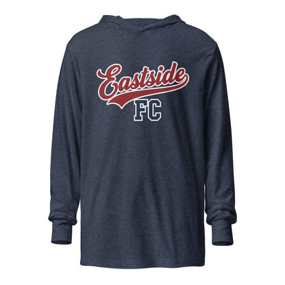 Performance | Hooded Long Sleeve T Shirt | Eastside FC | Script Logo