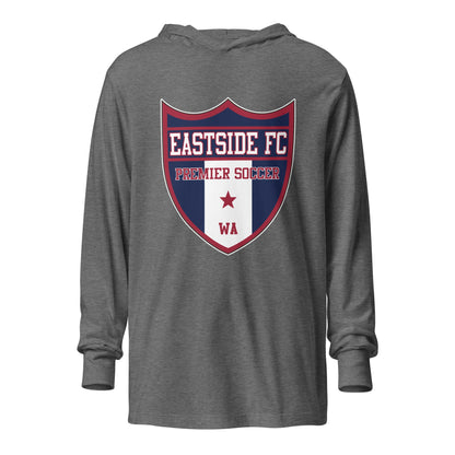 Performance | Hooded Long Sleeve T Shirt | Eastside FC | Shield Logo