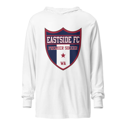 Performance | Hooded Long Sleeve T Shirt | Eastside FC | Shield Logo