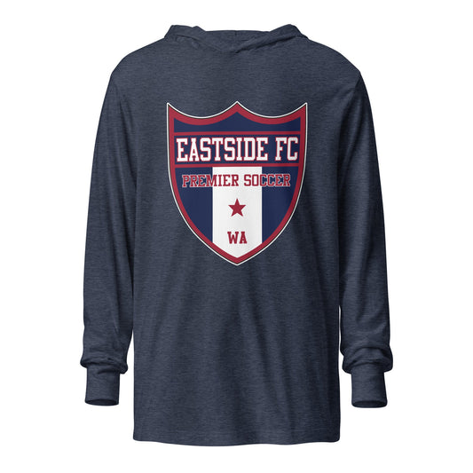 Performance | Hooded Long Sleeve T Shirt | Eastside FC | Shield Logo