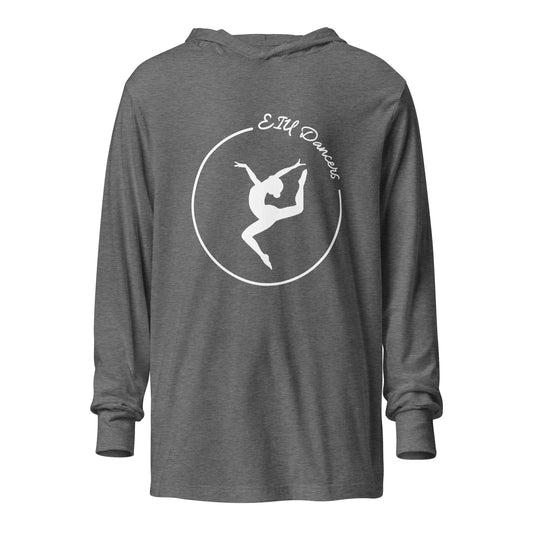 Performance | Hooded Long Sleeve T Shirt | EIU Dancers | Lyric Silhouette Logo
