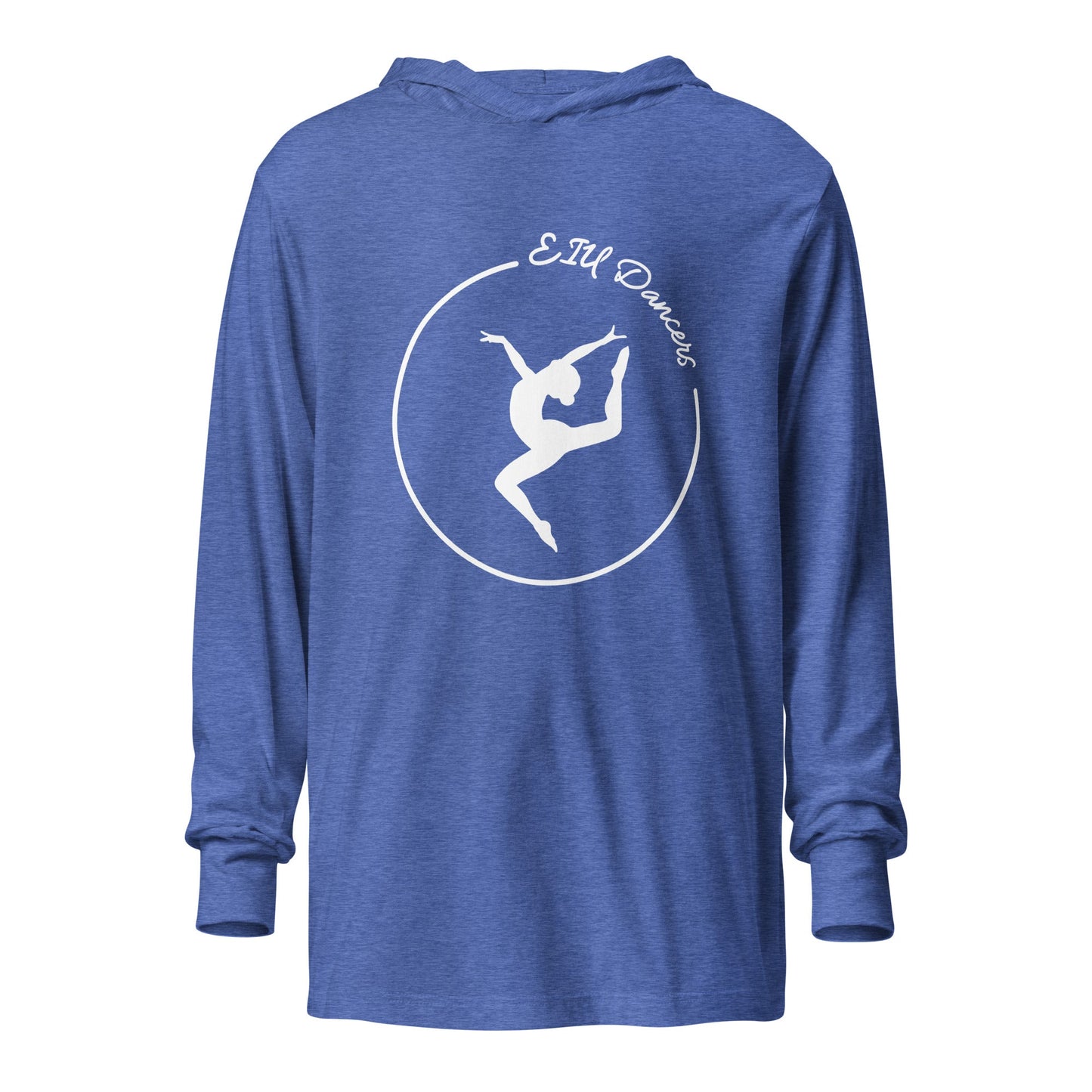 Performance | Hooded Long Sleeve T Shirt | EIU Dancers | Lyric Silhouette Logo