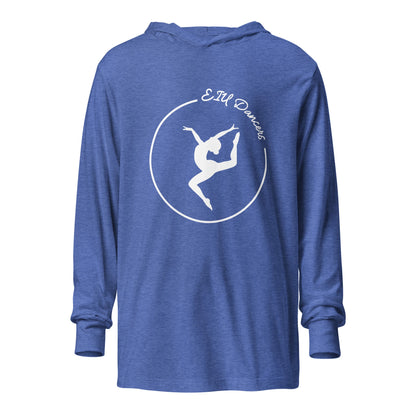 Performance | Hooded Long Sleeve T Shirt | EIU Dancers | Lyric Silhouette Logo