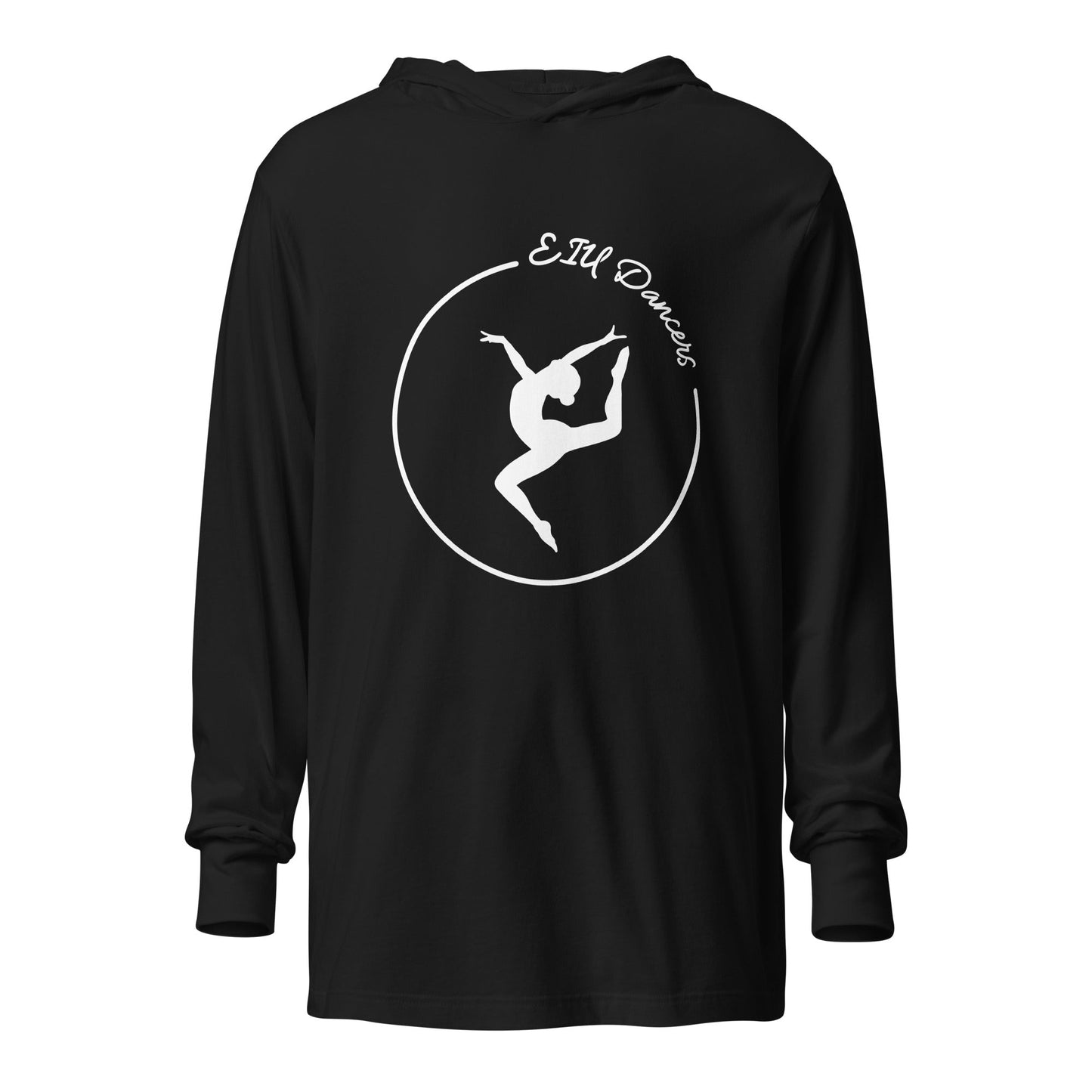 Performance | Hooded Long Sleeve T Shirt | EIU Dancers | Lyric Silhouette Logo