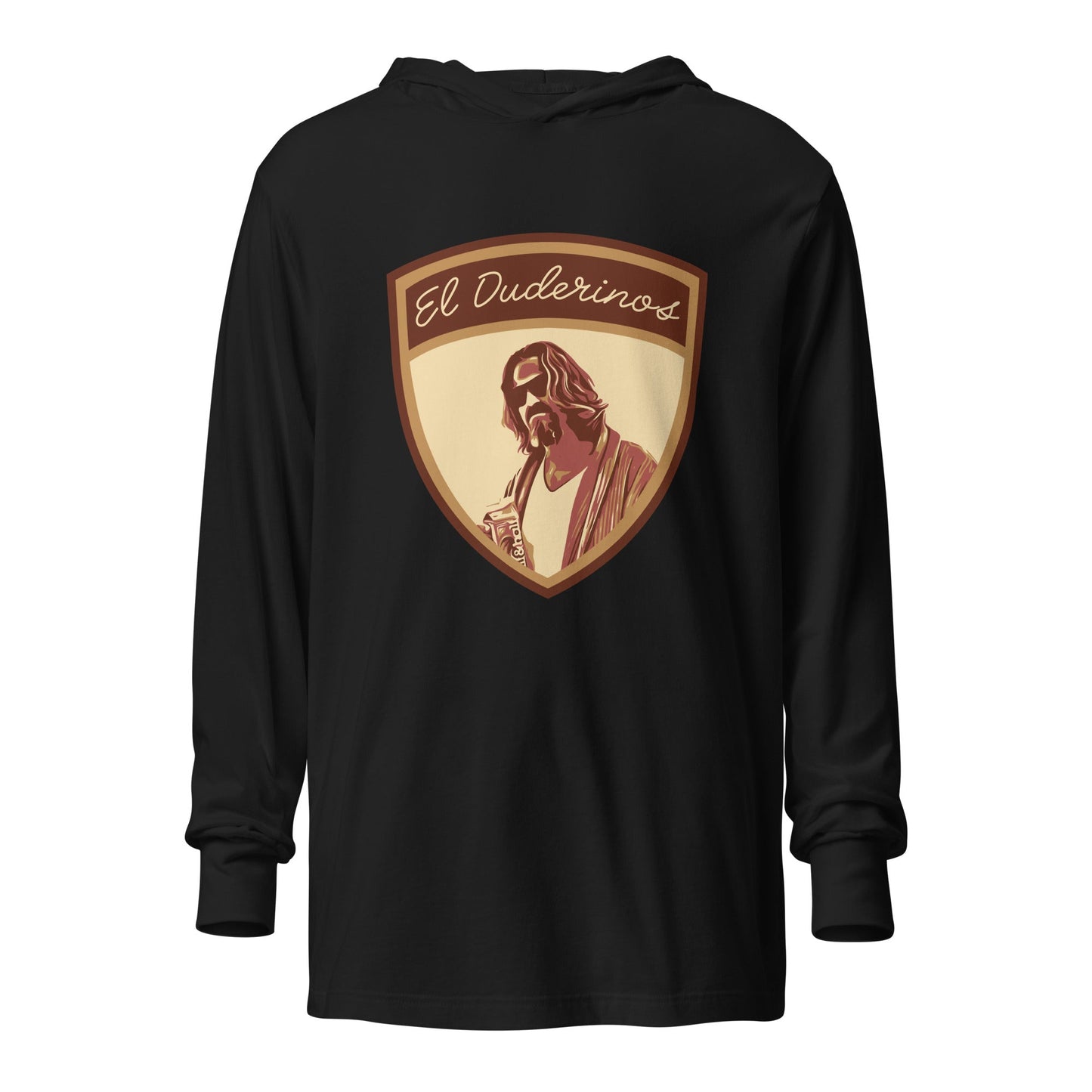 Performance | Hooded Long Sleeve T Shirt | El Duderinos | Crest Logo