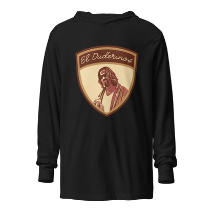 Performance | Hooded Long Sleeve T Shirt | El Duderinos | Crest Logo