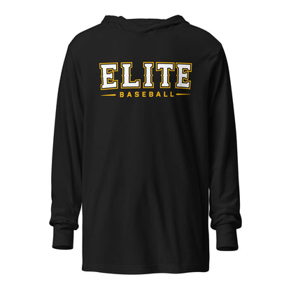 Performance | Hooded Long Sleeve T Shirt | Elite Baseball | Vanguard Logo