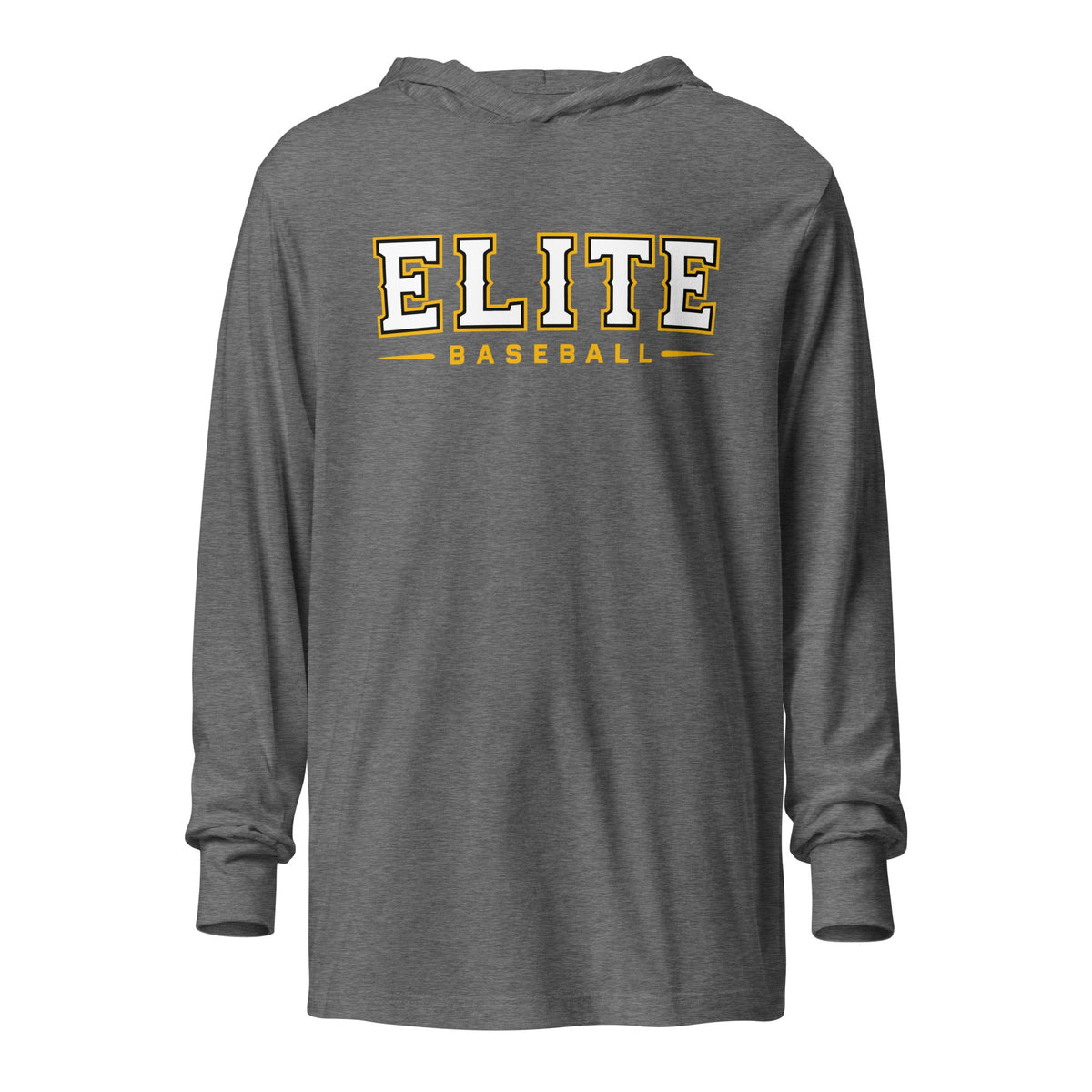 Performance | Hooded Long Sleeve T Shirt | Elite Baseball | Vanguard Logo