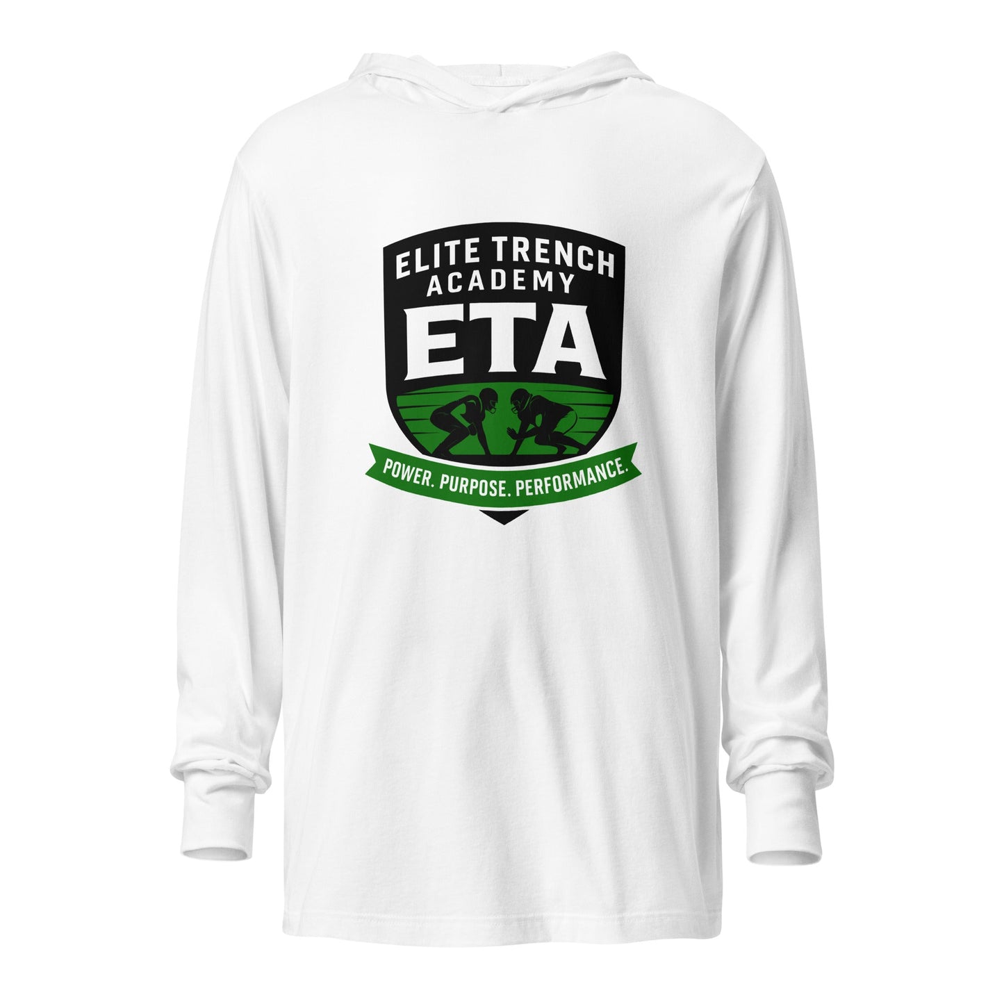 Performance | Hooded Long Sleeve T Shirt | Elite Trench Academy