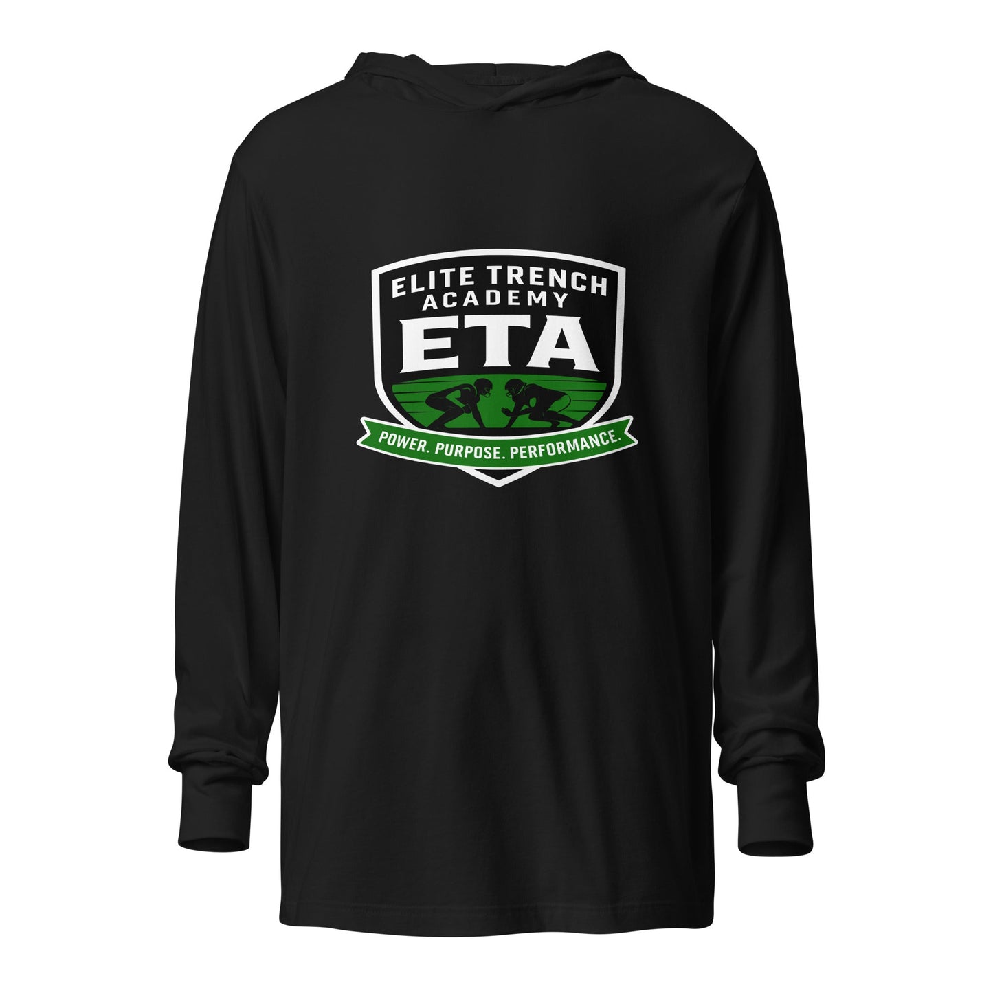 Performance | Hooded Long Sleeve T Shirt | Elite Trench Academy