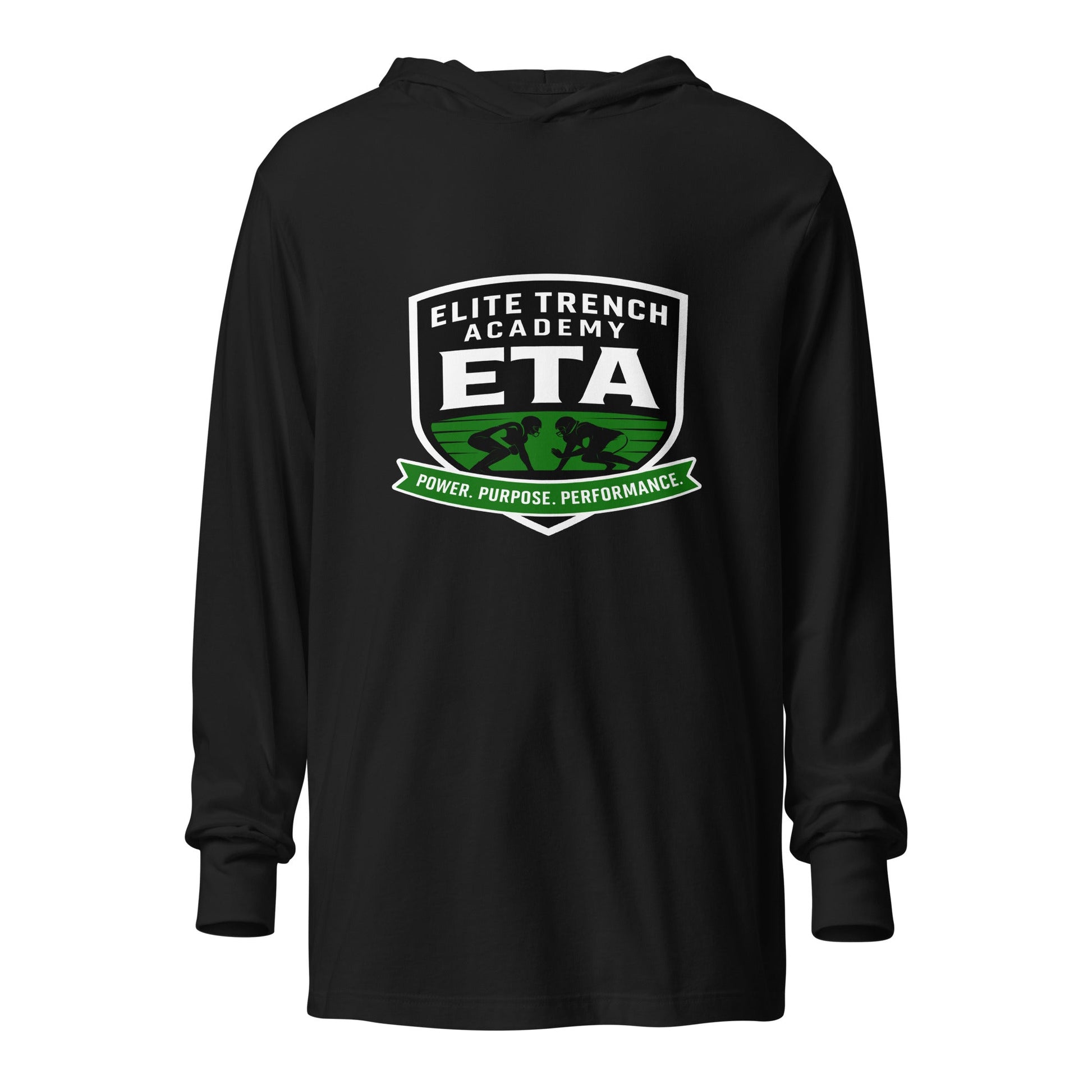 Performance | Hooded Long Sleeve T Shirt | Elite Trench Academy