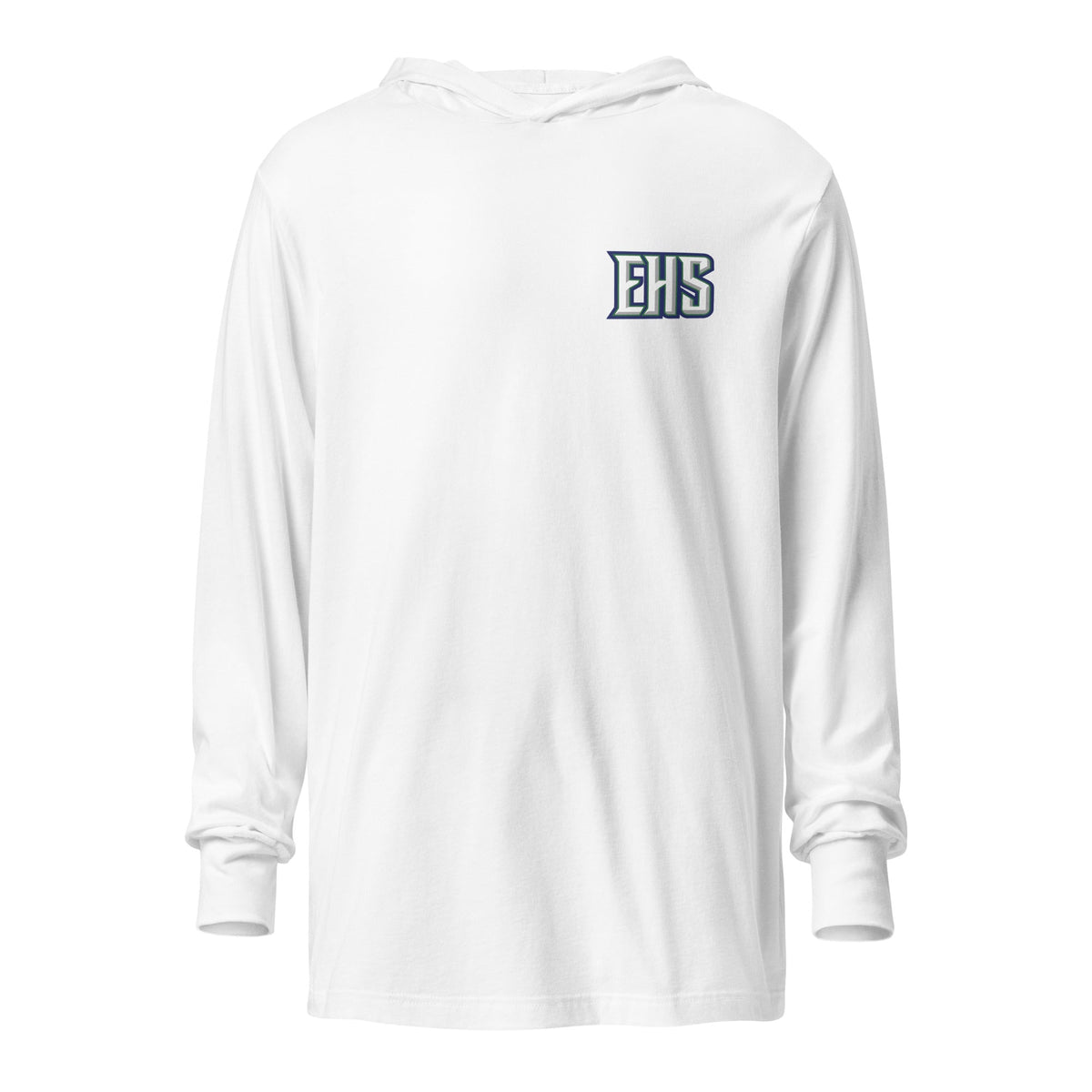 Performance | Hooded Long Sleeve T Shirt | Emerald High School Baseball | Alt Logo
