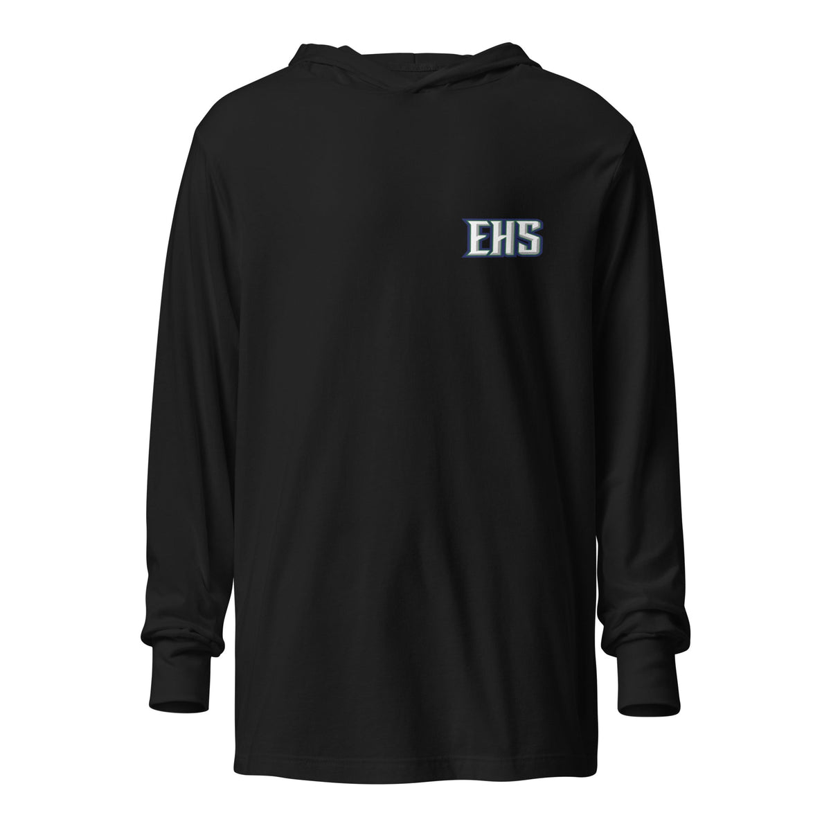 Performance | Hooded Long Sleeve T Shirt | Emerald High School Baseball | Alt Logo