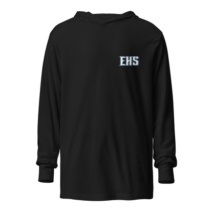 Performance | Hooded Long Sleeve T Shirt | Emerald High School Baseball | Alt Logo