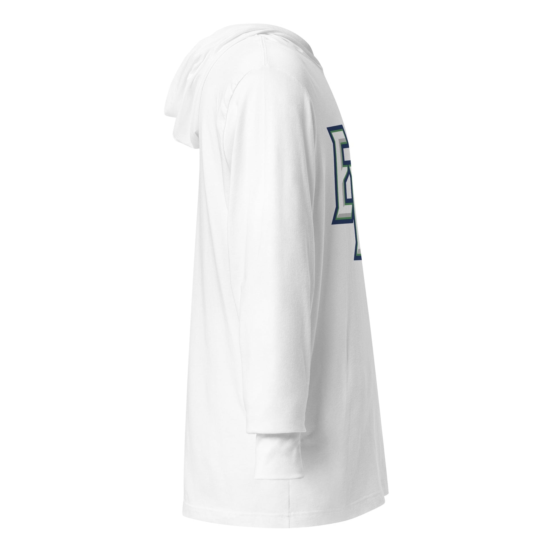 Performance | Hooded Long Sleeve T Shirt | Emerald High School Baseball | EHS Logo