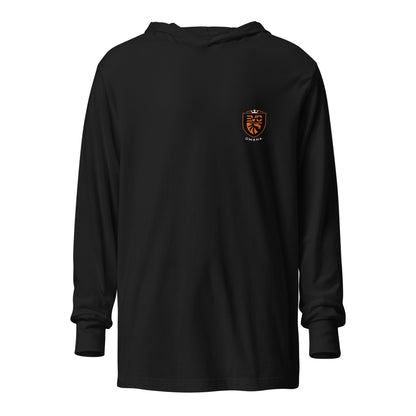 Performance | Hooded Long Sleeve T Shirt | Evolution Soccer Club | Shield Logo