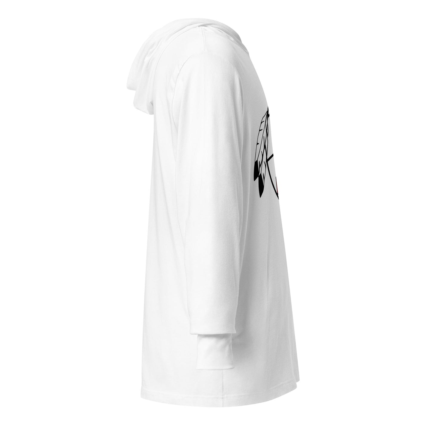 Performance | Hooded Long Sleeve T Shirt | Fallbrook Basketball | Retro Logo