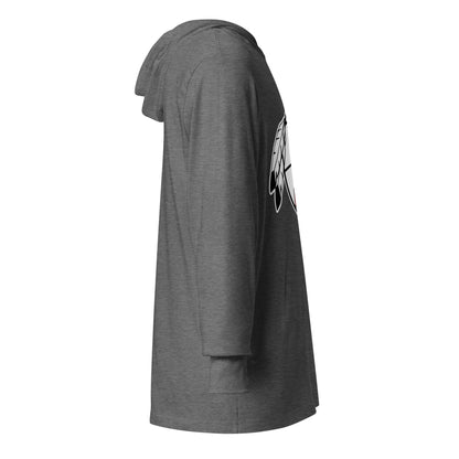 Performance | Hooded Long Sleeve T Shirt | Fallbrook Basketball | Retro Logo