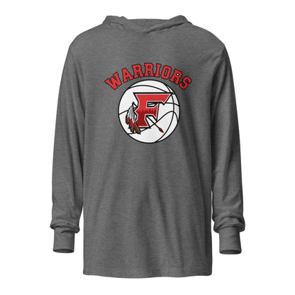 Performance | Hooded Long Sleeve T Shirt | Fallbrook Basketball | Warriors Logo