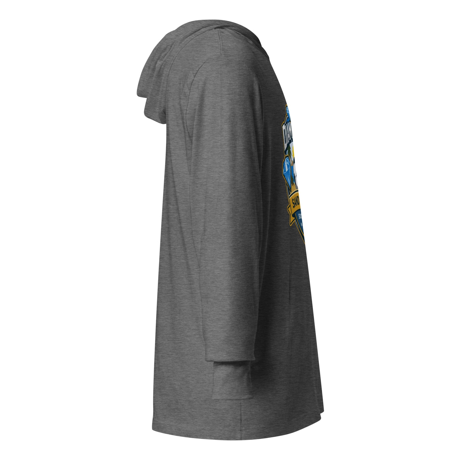 Performance | Hooded Long Sleeve T Shirt | FC Charles: Diamonds | Crest Logo