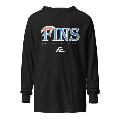 Performance | Hooded Long Sleeve T Shirt | FCA FINS Baseball