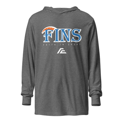 Performance | Hooded Long Sleeve T Shirt | FCA FINS Baseball