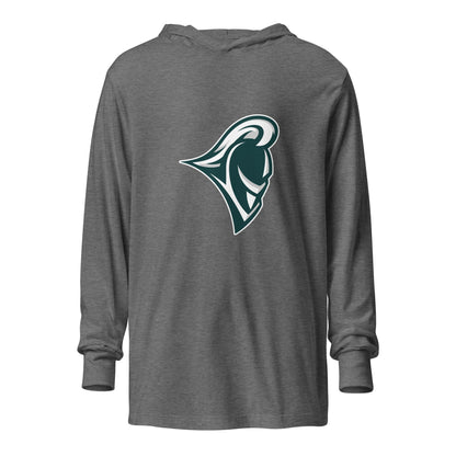 Performance | Hooded Long Sleeve T Shirt | Fellowship Christian School | Tidal Spartan Logo