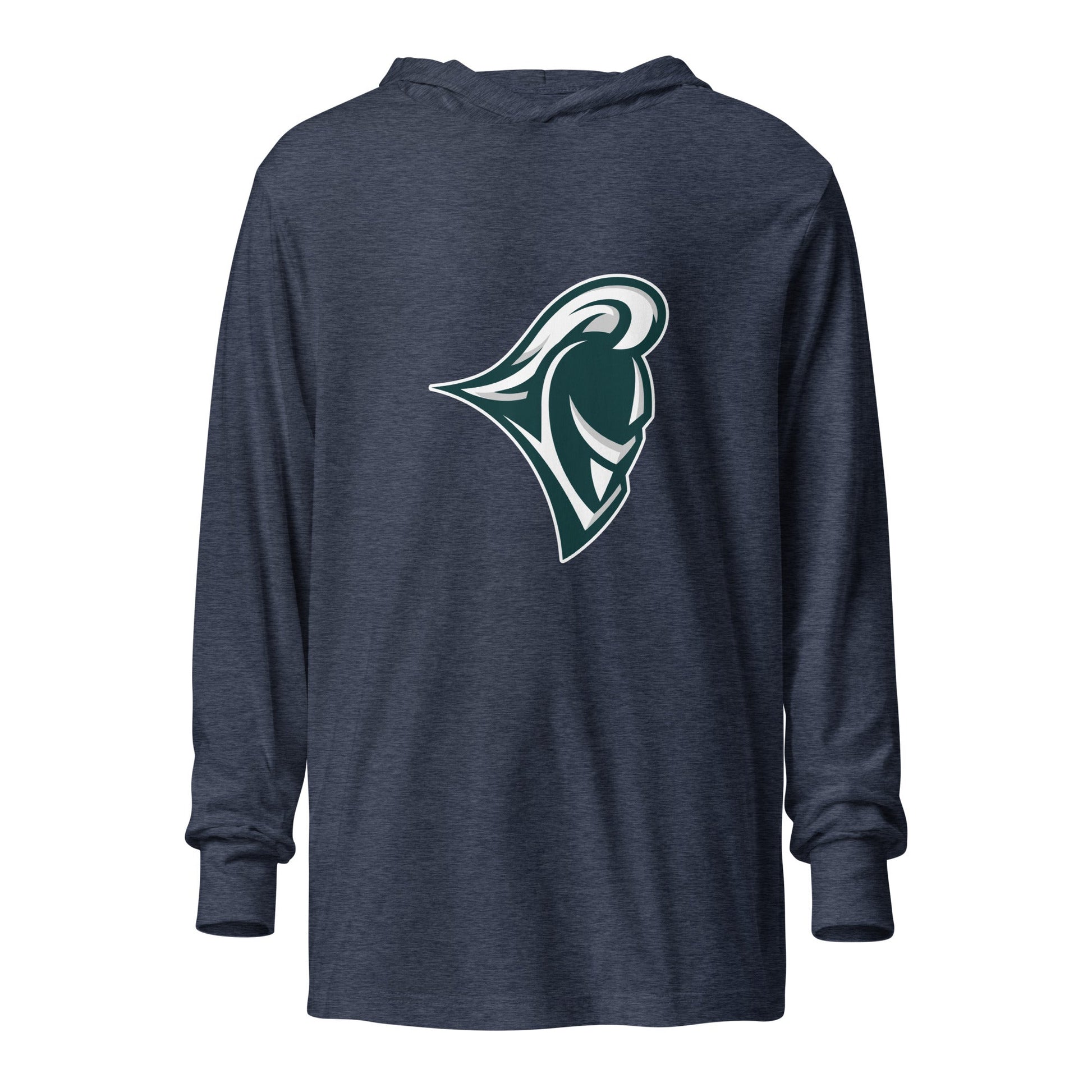 Performance | Hooded Long Sleeve T Shirt | Fellowship Christian School | Tidal Spartan Logo
