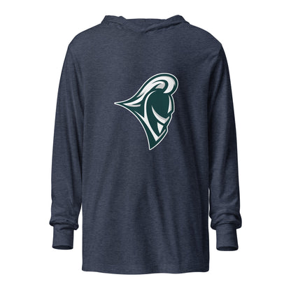 Performance | Hooded Long Sleeve T Shirt | Fellowship Christian School | Tidal Spartan Logo