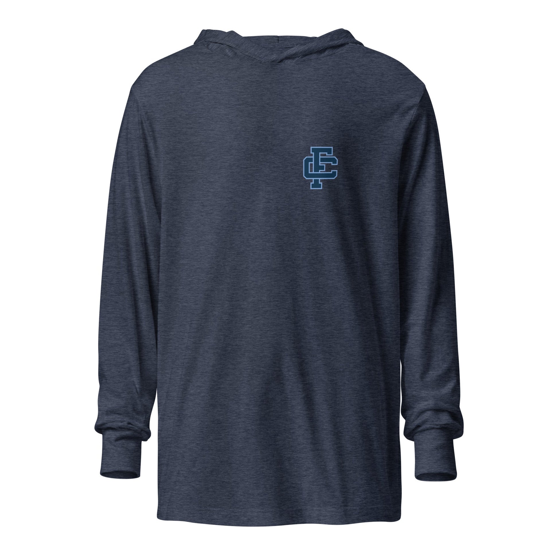 Performance | Hooded Long Sleeve T Shirt | Fellowship Christian School | Vanguard Crest Logo