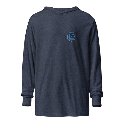 Performance | Hooded Long Sleeve T Shirt | Fellowship Christian School | Vanguard Crest Logo