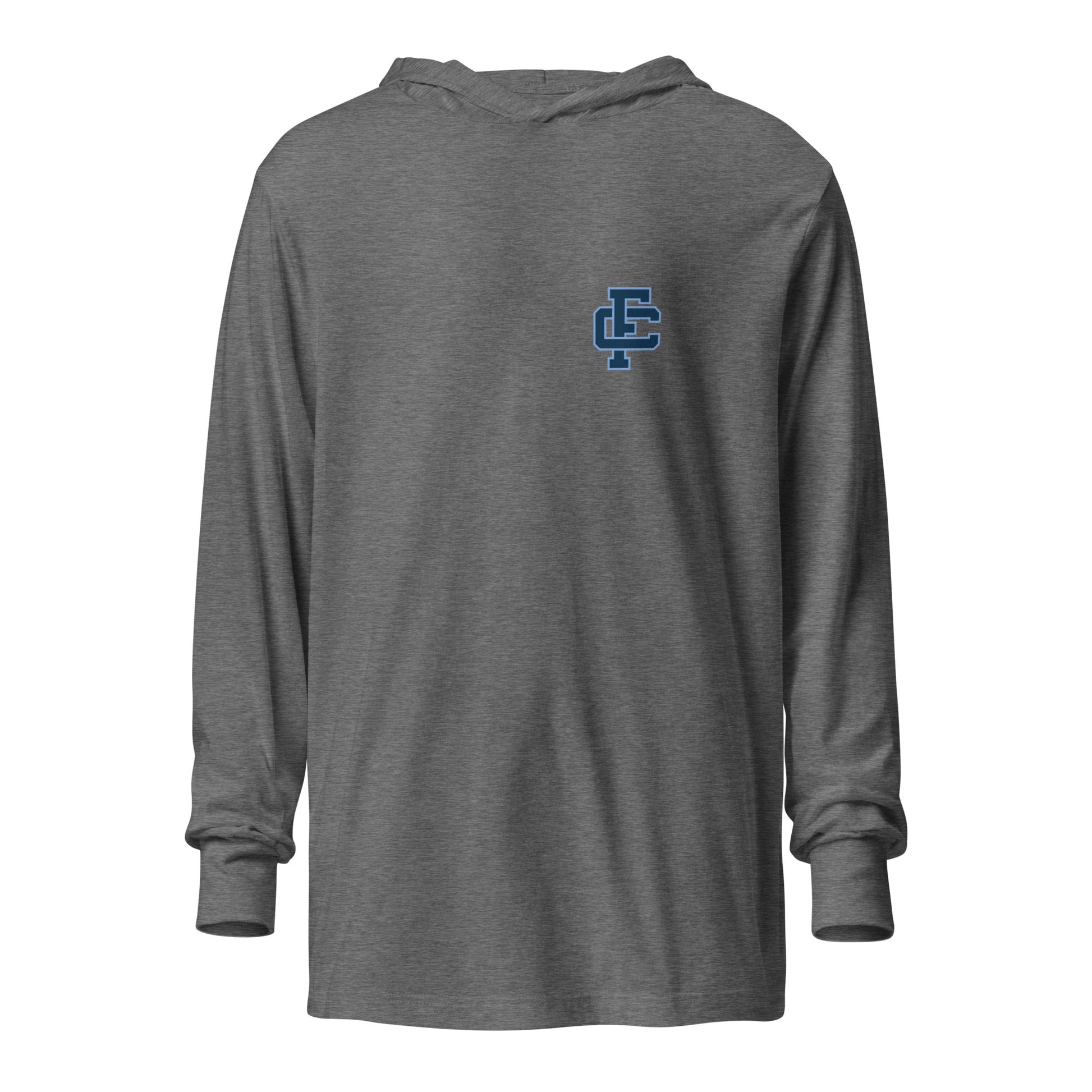 Performance | Hooded Long Sleeve T Shirt | Fellowship Christian School | Vanguard Crest Logo