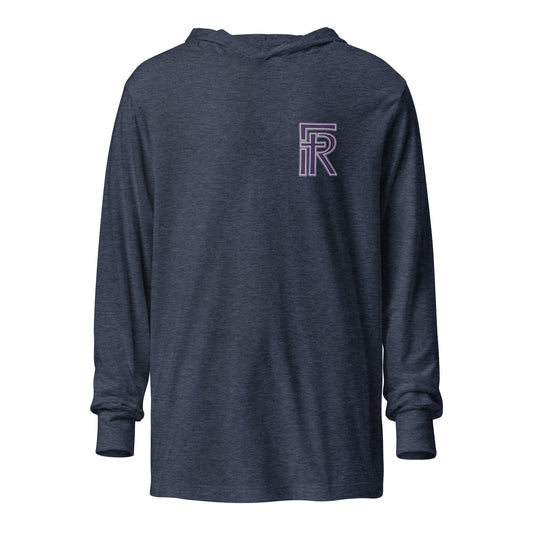 Performance | Hooded Long Sleeve T Shirt | FRCS | Lettermark Logo