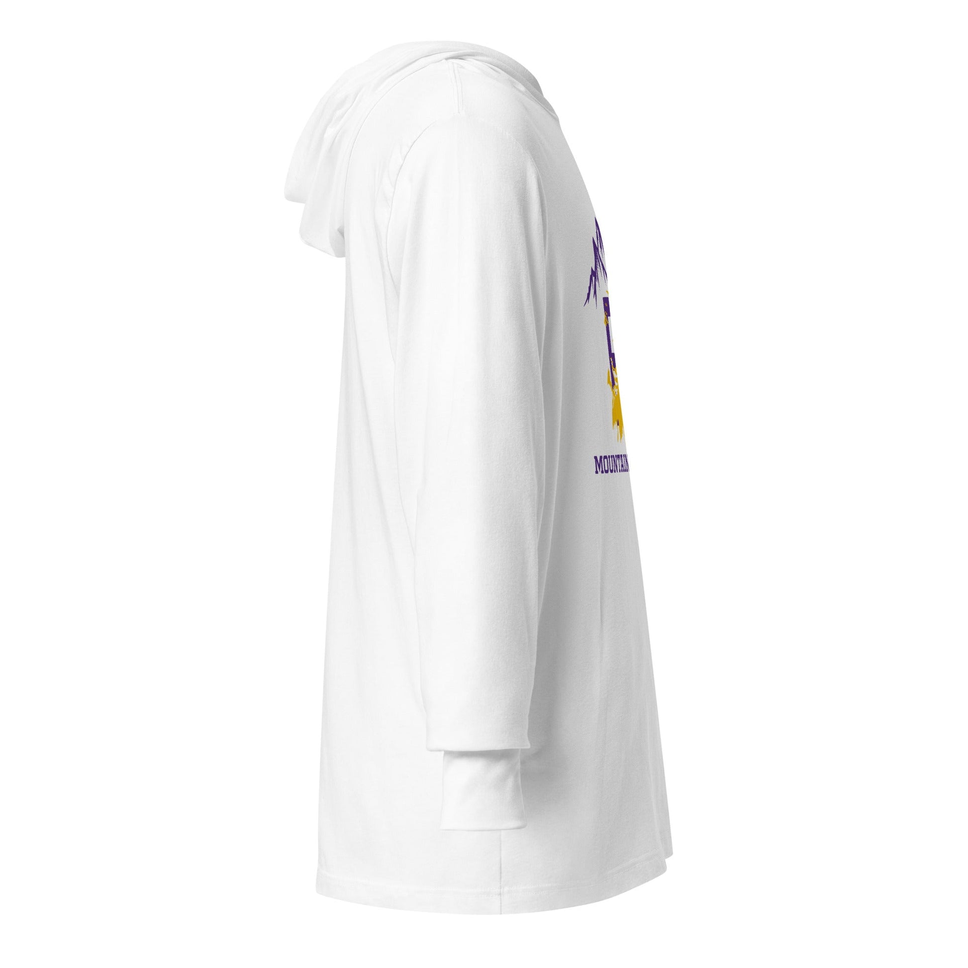 Performance | Hooded Long Sleeve T Shirt | Friday Harbor High School Mountaineers Club | Mountaineers Logo