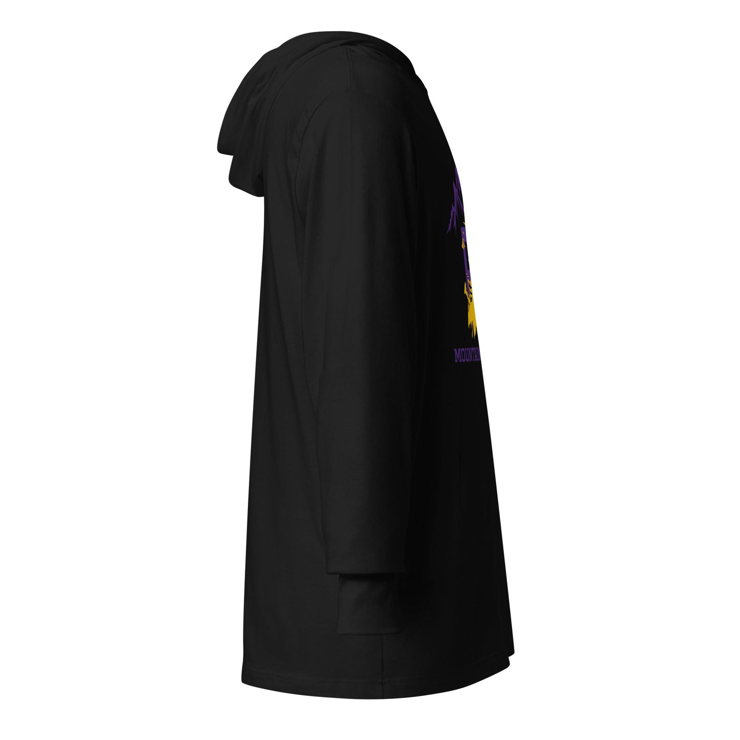 Performance | Hooded Long Sleeve T Shirt | Friday Harbor High School Mountaineers Club | Mountaineers Logo