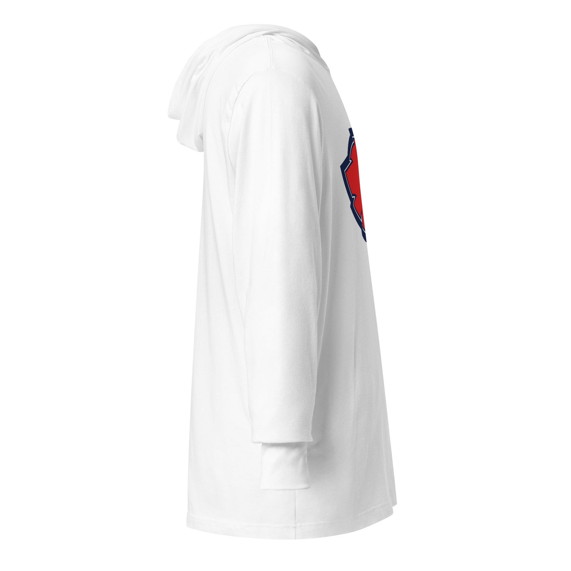 Performance | Hooded Long Sleeve T Shirt | Frontier softball | Mascot Logo