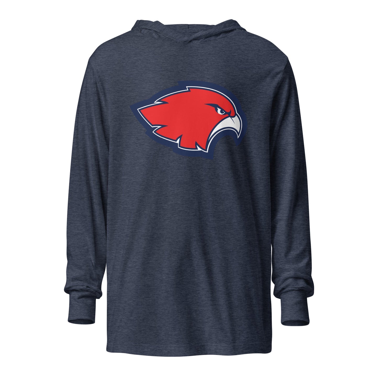 Performance | Hooded Long Sleeve T Shirt | Frontier softball | Mascot Logo