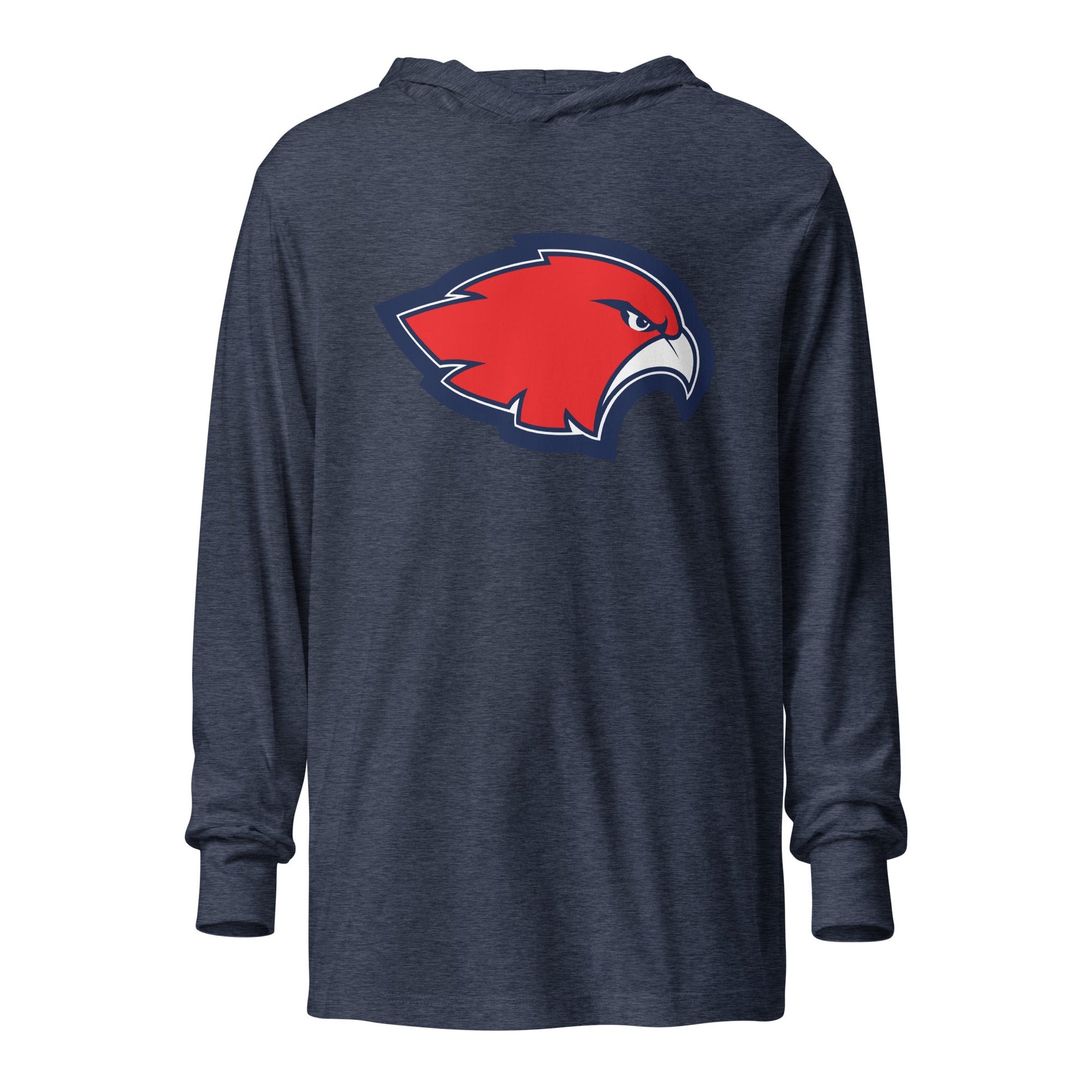 Performance | Hooded Long Sleeve T Shirt | Frontier softball | Mascot Logo